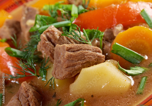 Photo: Irish stew with tender lamb meat Irish stew with tender lamb meat