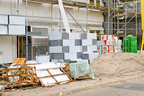 Photo: Wärmedämmung an einem Mehrfamilienhaus Wärmedämmung an einem Mehrfamilienhaus