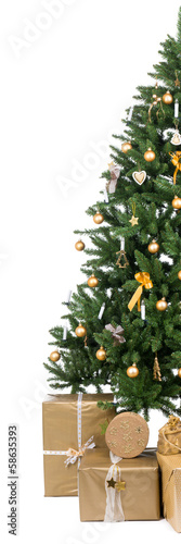 halber weihnachtsbaum mit vielen geschenken von picture halber weihnachtsbaum mit vielen geschenken von picture