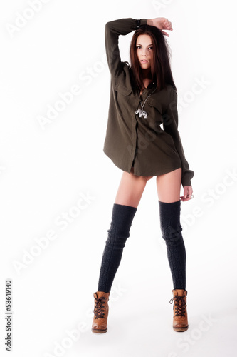 Photo: portrait of young pretty woman portrait of young pretty woman
