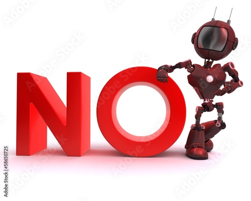 Illustration: Android with no sign Android with no sign