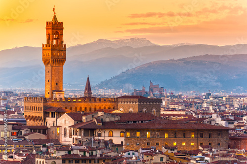 Fototapeta Palazzo Vecchio, Florence, Italy.