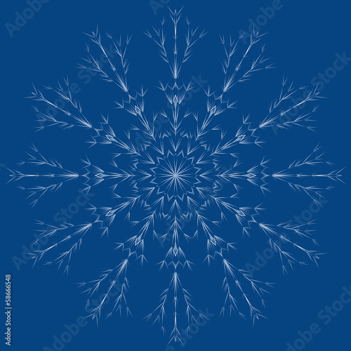 Vector: Snowflake. Snowflake.