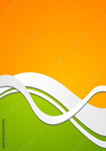 Vector: Bright wavy vector background Bright wavy vector background