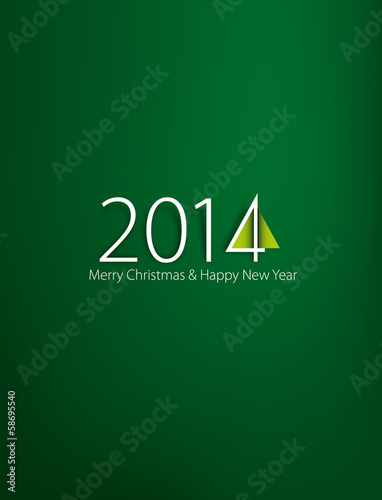 Vector: 2014 new year Christmas 2014 new year Christmas