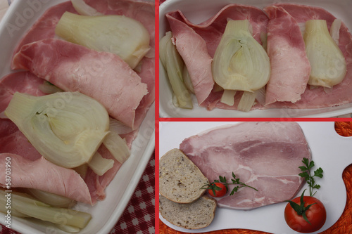 Photo: Fenouil braisé - Jambon Blanc - Menu Diététique Fenouil braisé - Jambon Blanc - Menu Diététique