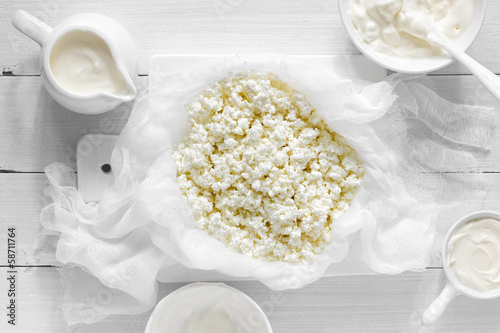 Photo: Cottage cheese Cottage cheese