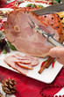 Carved Roasted Spiced Ham Carved Roasted Spiced Ham