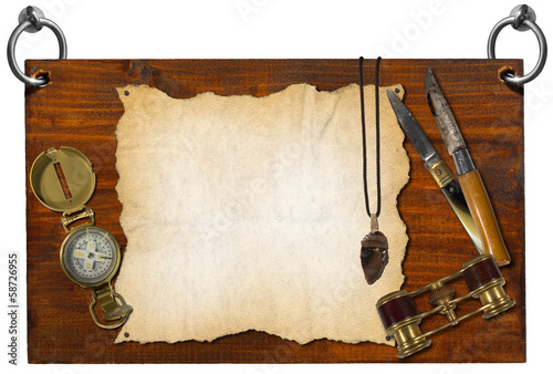 Illustration: Adventure Stories Signboard with clipping path Adventure Stories Signboard with clipping path