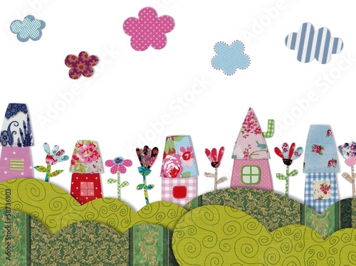 Illustration: fairly tale landscape fairly tale landscape