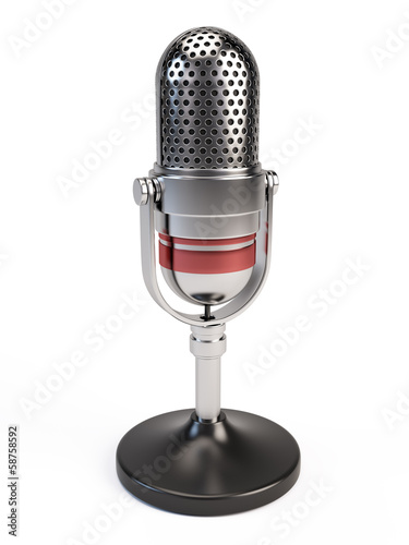 Illustration: microphone icon microphone icon