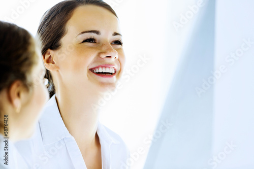 Photo: Smiling businesswoman Smiling businesswoman