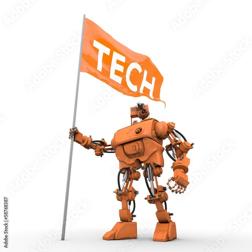 Illustration: führend in Technologie führend in Technologie