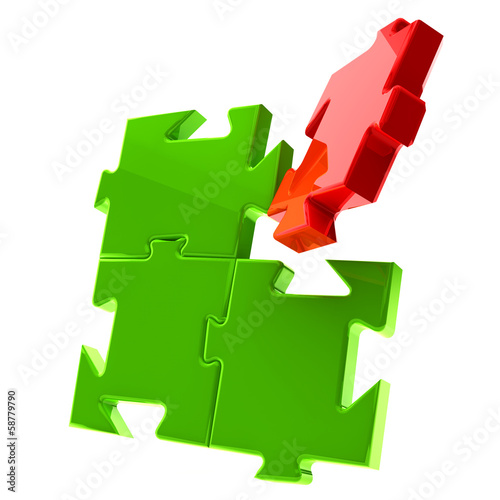 Illustration: Teamwork Puzzle Teamwork Puzzle