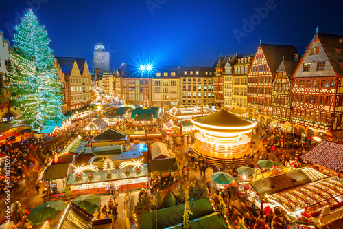 Photo: Christmas market in Frankfurt Christmas market in Frankfurt
