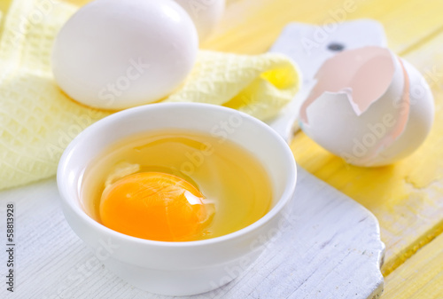 Photo: raw eggs raw eggs