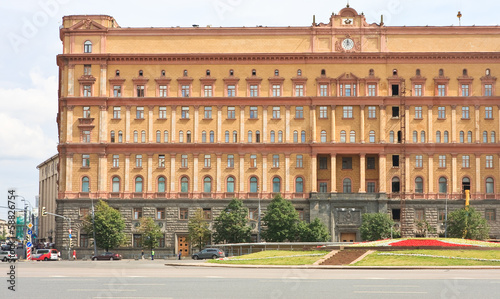 Photo: Russian FSB building in Lubyanka Square in Moscow Russian FSB building in Lubyanka Square in Moscow