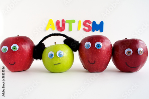 Photo: Autism Apple Series Autism Apple Series