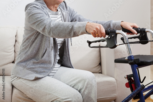 Photo: Disabled standing up Disabled standing up