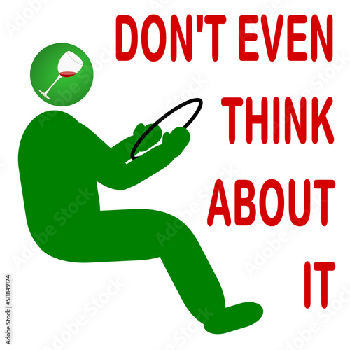 Illustration: Campaign against drunk driving Campaign against drunk driving