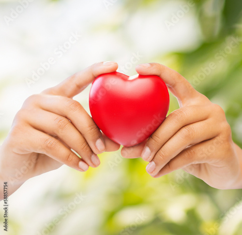 Photo: woman hands with heart woman hands with heart