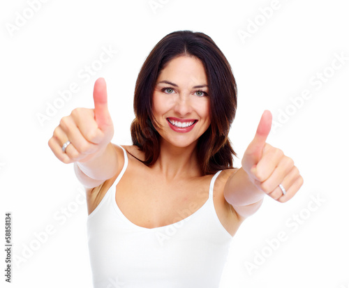 Photo: Young happy woman. Young happy woman.
