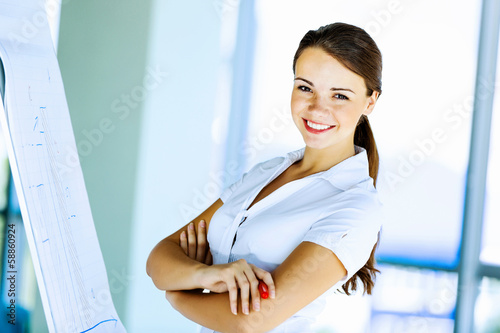 Photo: Confident businesswoman Confident businesswoman