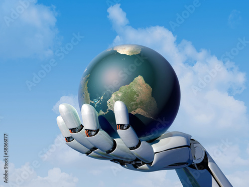 Illustration: The robot arm. The robot arm.