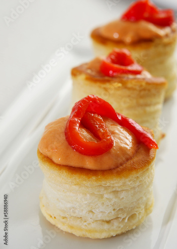 Photo: volauvents served as appetizer volauvents served as appetizer