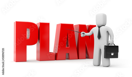 Illustration: Business plan Business plan