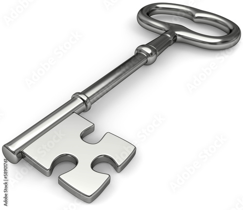 Illustration: Schlüssel Puzzle Schlüssel Puzzle