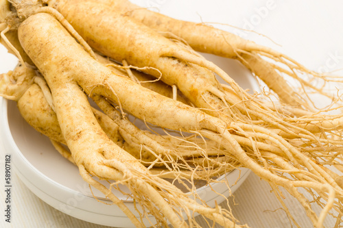 Photo: Fresh Ginseng texture Fresh Ginseng texture