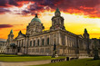 Sunset Image of City Hall, Belfast Northern Ireland Sunset Image of City Hall, Belfast Northern Ireland