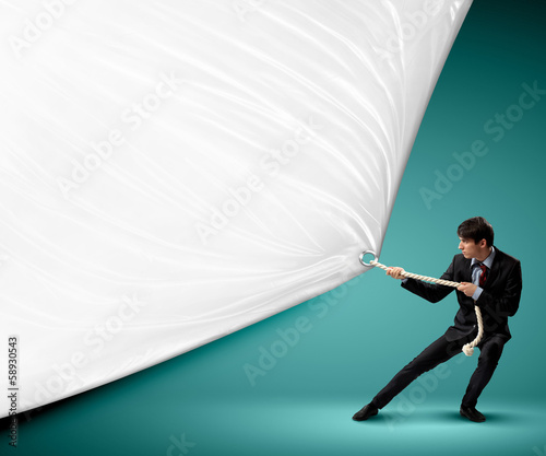 Photo: Abstract light blue background Abstract light blue background