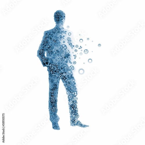 Photo: Silhouette of businessman Silhouette of businessman