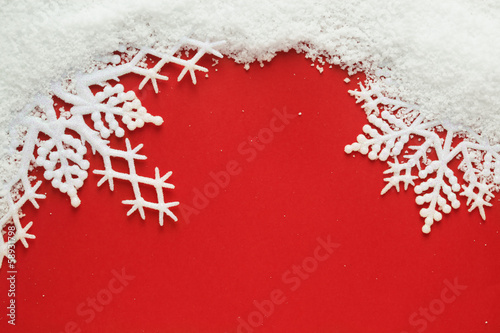 Photo: Snowflake background Snowflake background