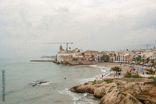 Photo: Beaches in Sitges, Spain Beaches in Sitges, Spain