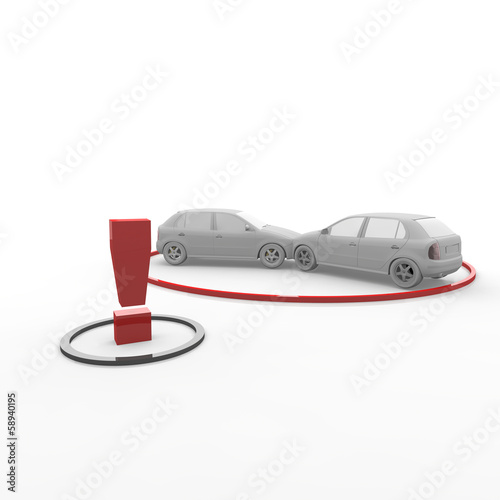 Illustration: auto, unfall, autounfall, schaden, auto, unfall, autounfall, schaden,