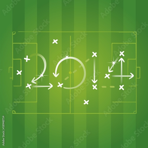Vector: 2014 soccer strategy plan vector 2014 soccer strategy plan vector