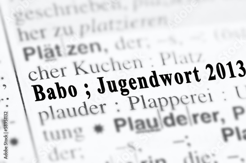 Photo: Babo Jugendwort 2013 Babo Jugendwort 2013