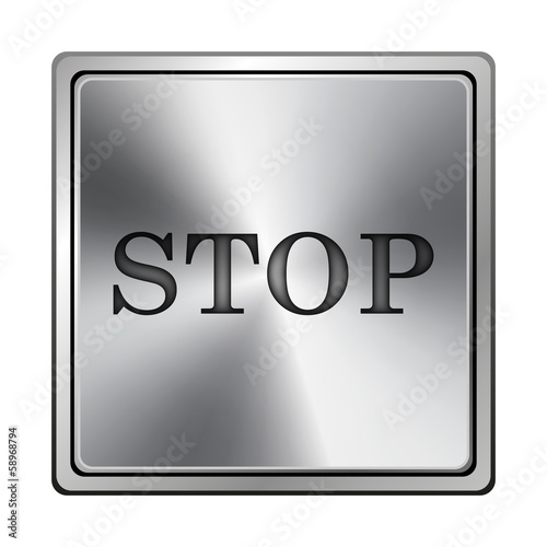 Illustration: Stop icon Stop icon