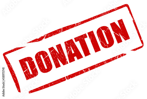 Illustration: Donation stamp Donation stamp