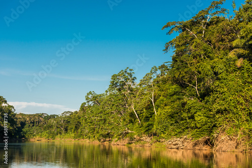 Photo: heath river peruvian Amazon jungle Madre de Dios Peru heath river peruvian Amazon jungle Madre de Dios Peru