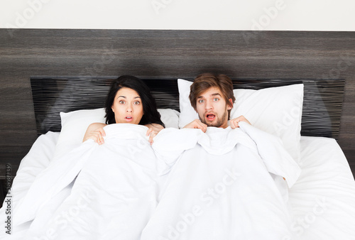 Photo: young couple bed young couple bed