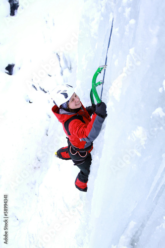 Photo: Ice climbing the North Caucasus. Ice climbing the North Caucasus.