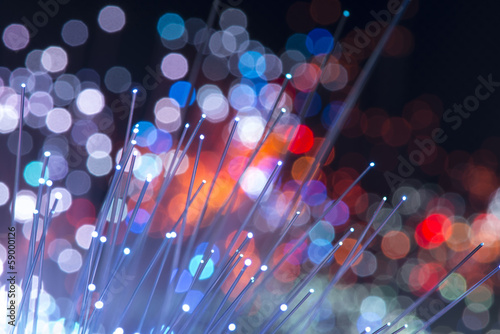 Photo: fiber optical network cable fiber optical network cable