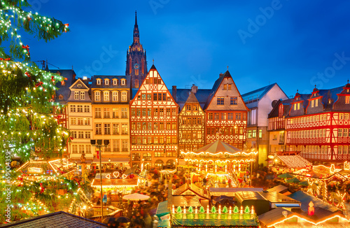 Photo: Christmas market in Frankfurt Christmas market in Frankfurt