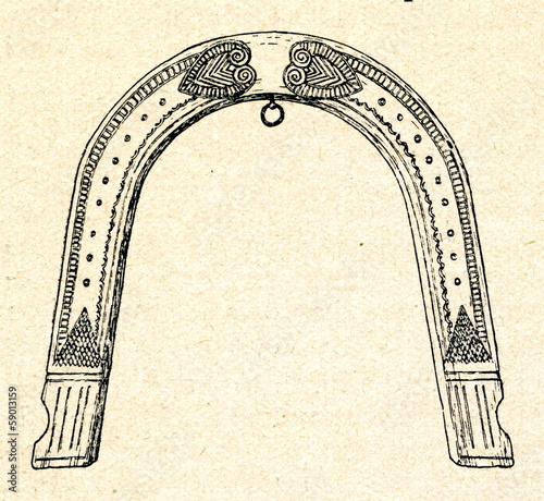 Photo: Hames for horse harness (russian harness) Hames for horse harness (russian harness)