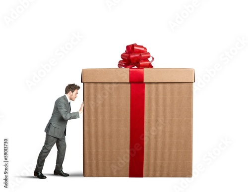 Photo: Big present Big present