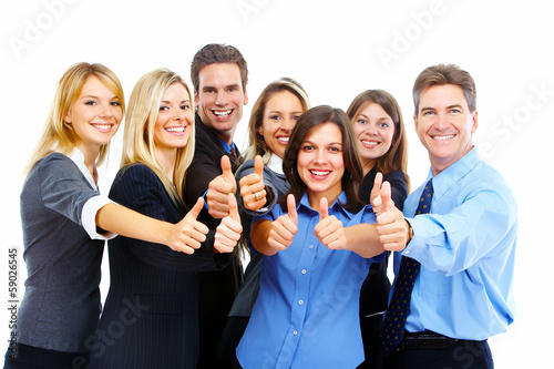 Photo: Group of business people. Group of business people.